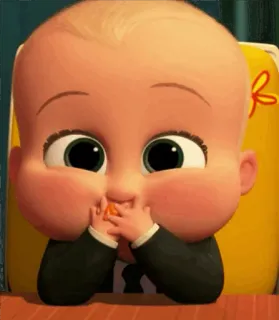 🤢 The Boss Baby Boss Baby, Baby, Cartoon, Lustig, Film, Animation whatsapp sticker