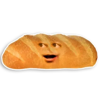 😽 Annoying Orange Bread Annoying Orange cibo, pane, cartoni animati, animato, divertente telegram sticker