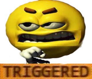👺 TRIGGERED Meme, Arrabbiato, Emoji, Triggerato, Internet telegram sticker