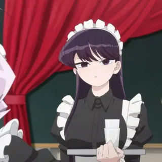 🍬 Komi Shouko Komi Can't Communicate Anime, Maid, Fofo, Komi, Komi não consegue se comunicar telegram sticker