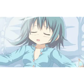 💤 Anime, Fille, Sommeil, Dormir, Dessin animé whatsapp sticker