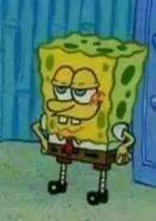🤡 Spongebob Squarepants мультфильм, Спанч Боб, Квадратные Штаны, Nickelodeon, персонаж telegram sticker