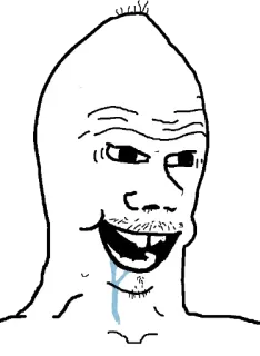 😦 meme, wojak, cry telegram sticker