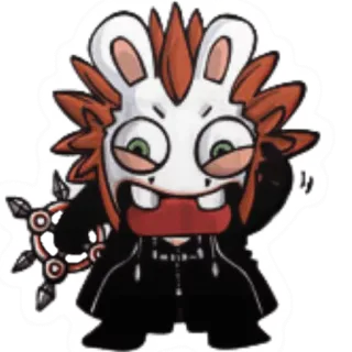 👌 Kingdom Hearts, Rabbid, RPG, Sora, video game telegram sticker