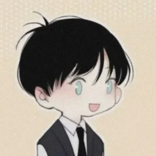 🖋 Kartun, Anime, Anak laki-laki, Setelan, Dasi telegram sticker