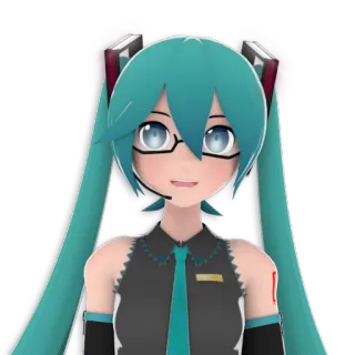 😎 Hatsune Miku Anime, Vocaloid, Miku, Hatsune Miku, Virtuelles Idol telegram sticker