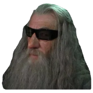 🤓 Gandalf Lord of the Rings 마법사, 영화, 톨킨, 판타지 telegram sticker