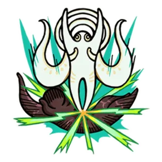 💥 シンボル, イラスト, オカルト, エネルギー, 魔法 telegram sticker