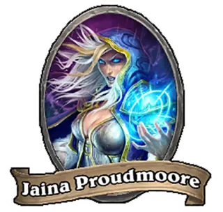 💁 Jaina Proudmoore Hearthstone Jaina Portvaillant, Mage, Hearthstone, World of Warcraft, Fantasy, Magicien, Ensorceleuse whatsapp sticker