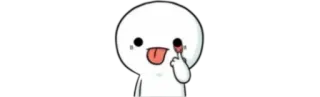🍼 Desenho animado, Dedo do meio, Ofensivo, Grosseiro, Emoji telegram sticker