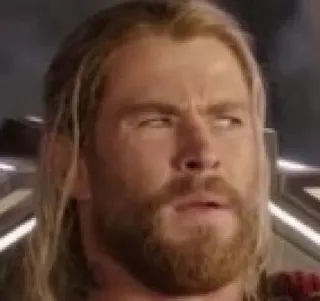 🤨 Thor marvel, thor, avengers, chris hemsworth, dio, supereroe telegram sticker