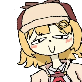 🕵‍♀️ Amelia Watson anime, virtual youtuber, vtuber, cartoon whatsapp sticker