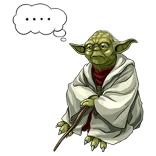 Star Wars - Yoda  (LINE) telegram stickers