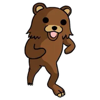 ® urso, animal, desenho animado, meme, engraçado, internet, urso pardo telegram sticker
