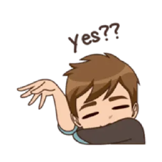 😆 yes?? telegram sticker