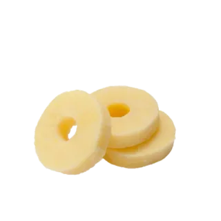 🍏 fruta, comida, piña, anillos, rebanadas, amarillo, aperitivo telegram sticker
