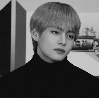 ☕️ V kpop, bts, penyanyi, idola, korea, pria whatsapp sticker