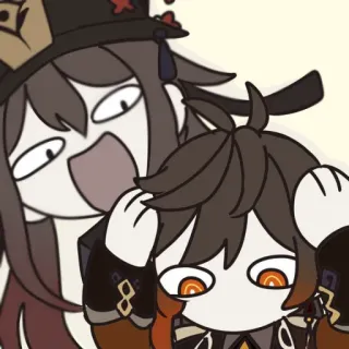 😱 Hu Tao Genshin Impact Anime, Genshin Impact, Hu Tao, Engraçado, Gaming telegram sticker