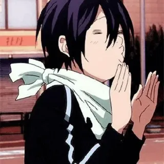 💈 Yato Noragami Anime, Noragami, Yato, Manga, Cartoon, Karakter, Japans whatsapp sticker