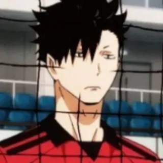 🥇 Kuroo Tetsurou Haikyuu!! Anime, Haikyuu, Kuroo Tetsurou, Volleyball, Manga whatsapp sticker