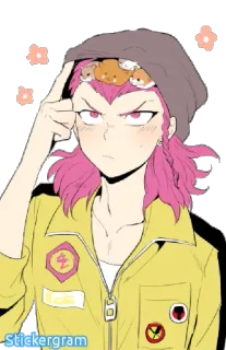 ☺️ Kazuichi Souda Danganronpa Аниме, Манга, Danganronpa, Казуичи Сода whatsapp sticker