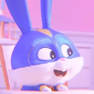 🐰 Snowball The Secret Life of Pets bunny, rabbit, animal, cartoon, character whatsapp sticker