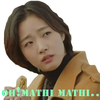 😴 OH! MATHI MATHI. telegram sticker