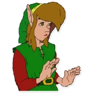 Zelda CD-i telegram stickers