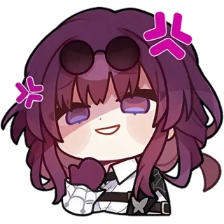 😡 Anime, Emotionen, Wütend, Figur, Sticker whatsapp sticker