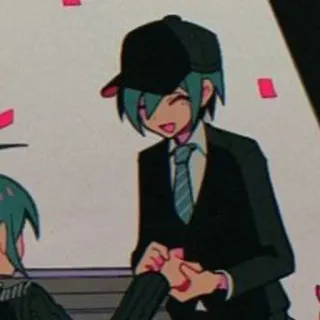 🔪 Shuichi Saihara Danganronpa V3: Killing Harmony อนิเมะ, ตัวละคร, วิดีโอเกม, Danganronpa telegram sticker