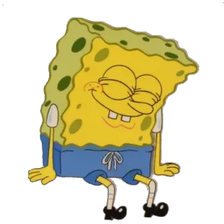 😁 Spongebob spongebob schwammkopf, cartoon, nickelodeon, süß, gelb, lustig telegram sticker