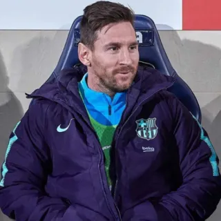 🎲 Lionel Messi ฟุตบอล, นักเตะ, นักกีฬา, บาร์เซโลนา telegram sticker