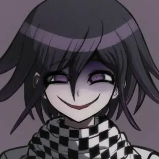 😈 Kokichi Oma Danganronpa อนิเมะ, ตัวร้าย, ยิ้ม, น่าขนลุก, โคคิจิ โอมะ, ดันกันรอนปะ telegram sticker