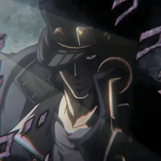 🗡 Jotaro Kujo JoJo's Bizarre Adventure anime, Jotaro Kujo, JoJo's Bizarre Adventure, character, hat, manga, artwork telegram sticker