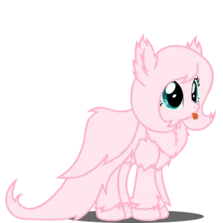 👘 pony, pink, cartoon, animal, illustration, cute telegram sticker