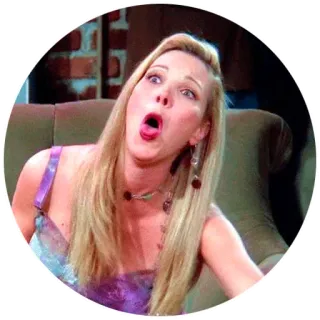 🤒 Phoebe Buffay Friends Fernsehsendung, Sitcom, Comedy, Charakter, Lustig, Phoebe, Friends whatsapp sticker