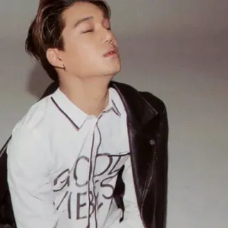 🌓 GOOD VIBES personne, homme, portrait, vêtement, veste, bonnes ondes, kpop telegram sticker