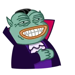 Pepe Vampire telegram stickers