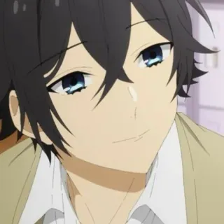 😏 Anime, Chico, Lindo, Retrato telegram sticker