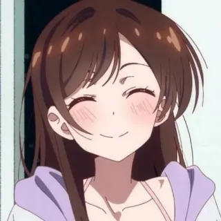 💚 Chizuru Mizuhara Rent-A-Girlfriend anime, girl, cute, smile, chizuru mizuhara, rent-a-girlfriend telegram sticker