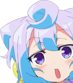 🌈 anime, girl, cute, cartoon, character, digital art telegram sticker