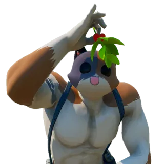 🌿 fortnite, charakter, katze, spiel telegram sticker