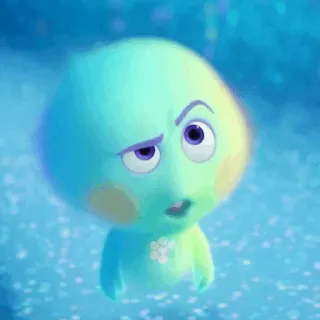 🐋 Soul dusza, Disney, Pixar, postać, kreskówka, film telegram sticker