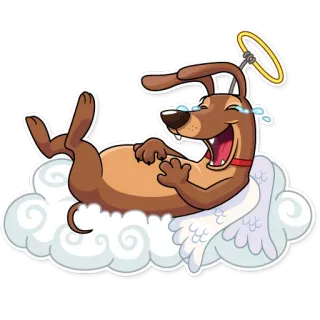 Cupid Dog telegram stickers