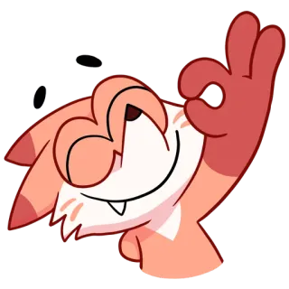 👌 OK ok, approval, good, agreement, animal telegram sticker