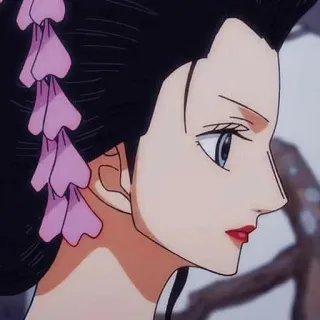 👑 Nico Robin One Piece Anime, One Piece, Nico Robin, Manga, Personnage whatsapp sticker