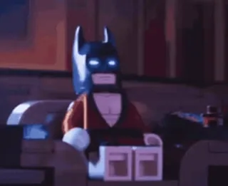 ⚫ Batman The Lego Movie Lego, Batman, Movie, Superhero, The Lego Movie telegram sticker
