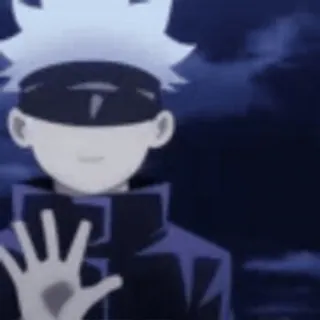 👋 Gojo Satoru Jujutsu Kaisen Anime, Gojo, Jujutsu Kaisen, Personagem telegram sticker