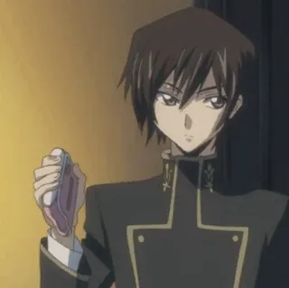 🥀 Lelouch Lamperouge Code Geass Anime, Code Geass, Lelouch, Personaggio, Personaggio anime whatsapp sticker
