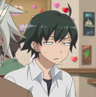 🕸 Hachiman Hikigaya My Teen Romantic Comedy SNAFU Anime, Personagem, Mangá, Hikigaya, SNAFU, Oregairu telegram sticker
